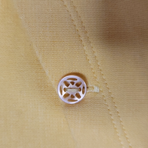 Horny toad v neck cheery yellow a line casual everyday dress medium - Picture 4 of 13